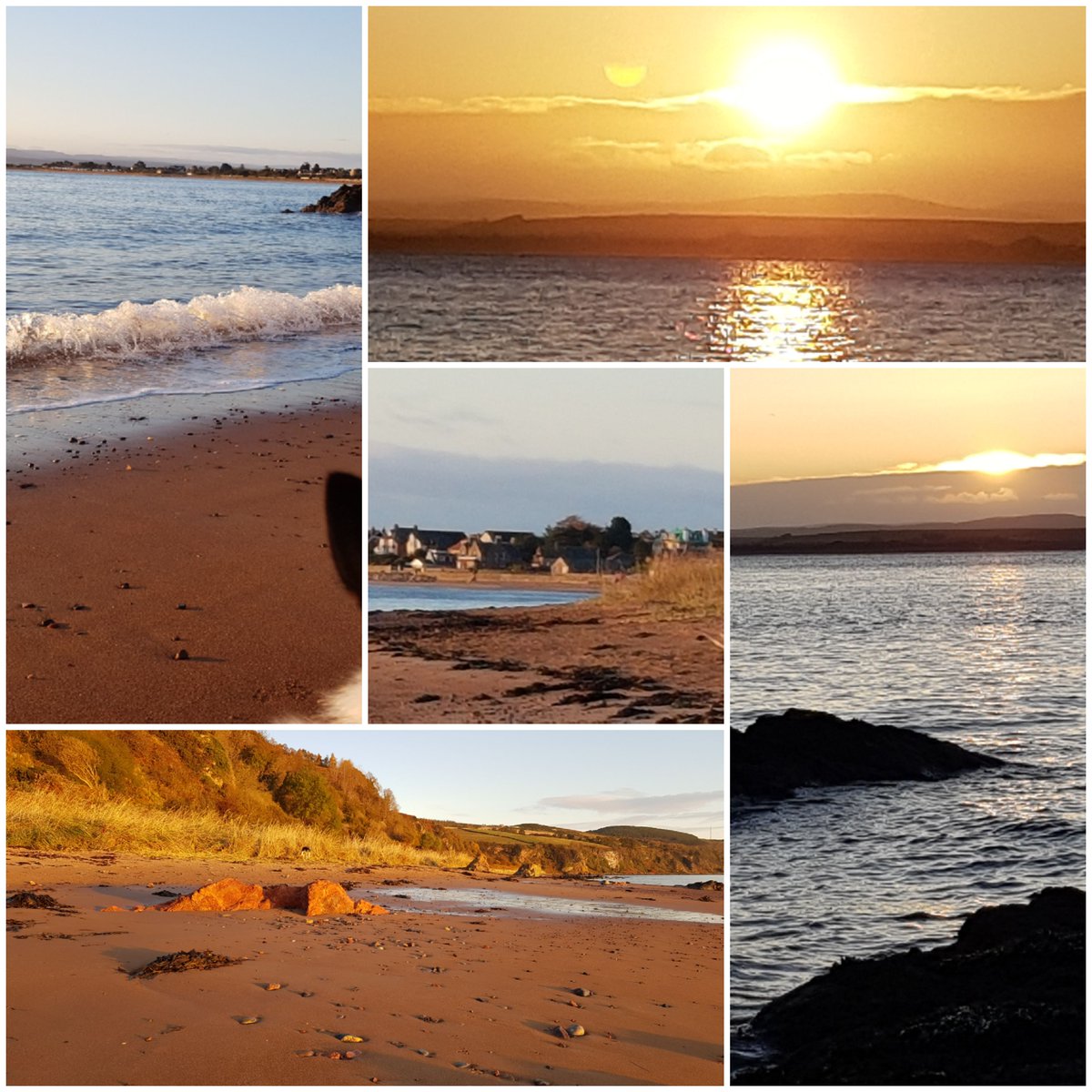 Sunrise on Rosemarkie beach