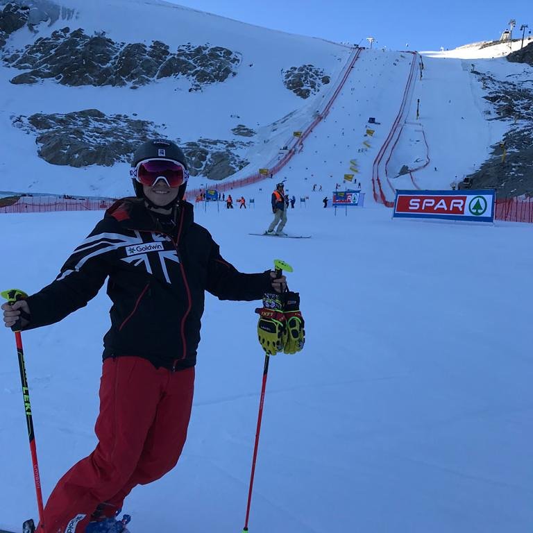 Best of luck to <a href="/AlexSkiTilley/">Alex Tilley</a> in the women's giant slalom at the 2019/2020 Alpine Skiing World Cup today. 

A great photo of Alex on the slopes this morning - you can even see the <a href="/Quinn_Estates/">Quinn Estates</a> branding on her helmet! #proudsponsor