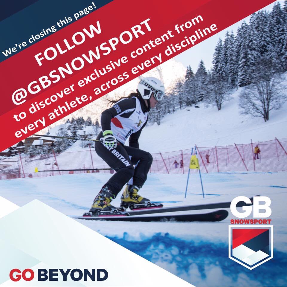 We're merging and consolidating our social media to make it easier for you to follow all GB Snowsport athletes across every discipline!

Follow @GBSnowsport on Instagram, Twitter and Facebook. 

#GoBeyond #GBTelemark #FISTelemark