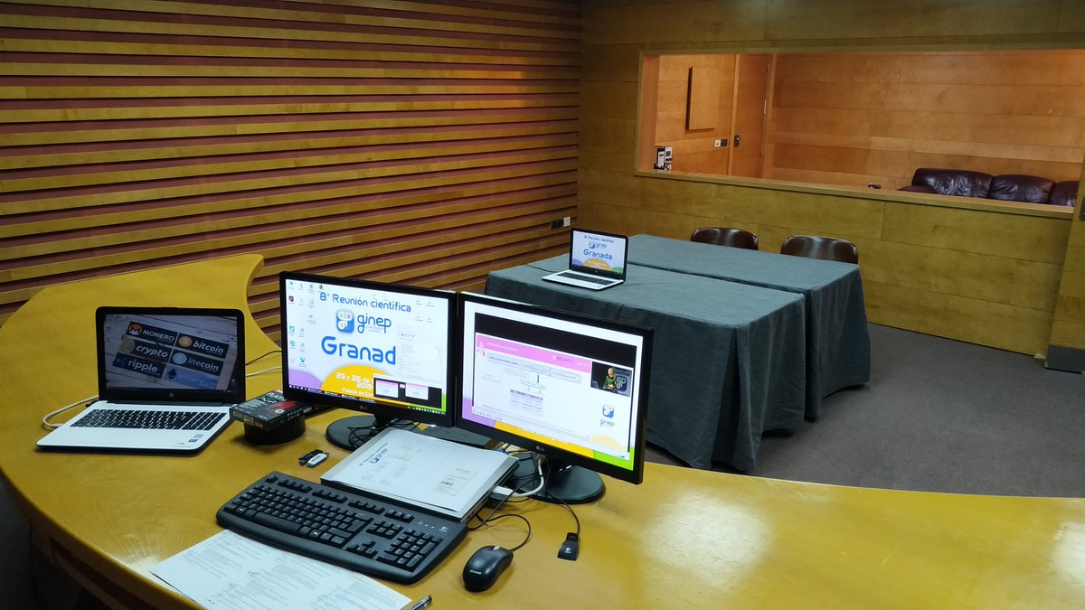 VisualXet's tweet photo. Seguimos sumando #congresos con el soporte informático para la #ReunionGinep en el #PalaciodeCongresos de #Granada https://t.co/UhrBaSssDs
