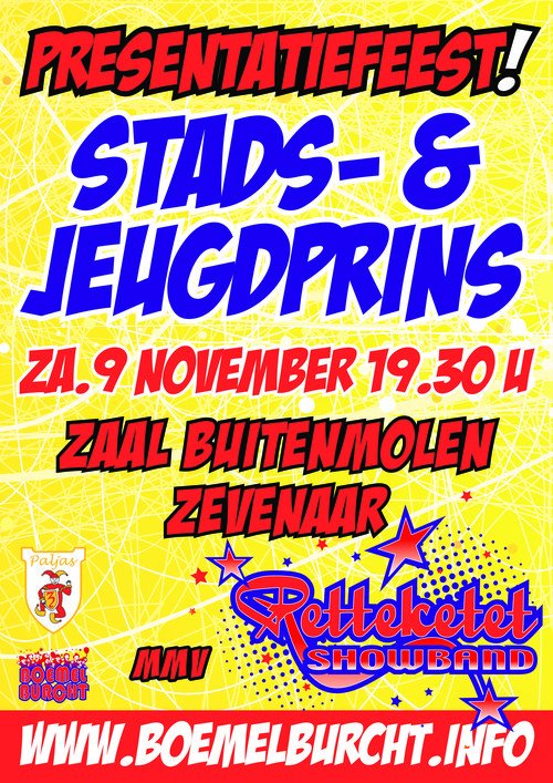 Boemelburcht (@boemelburcht) on Twitter photo Zaterdag 9 november nemen we in de Buitenmolen afscheid van Frank, Wim, Joury en Sem en presenteren we onze nieuwe prinsen en hun adjudanten. Komt u ook? Kaarten verkrijgbaar via reserveren@paljas.nl
#boemelburcht #carnaval #feest #zevenaar #prinsenadjudant #paljas #buitenmolen Zaterdag 9 november nemen we in de Buitenmolen afscheid van Frank, Wim, Joury en Sem en presenteren we onze nieuwe prinsen en hun adjudanten. Komt u ook? Kaarten verkrijgbaar via reserveren@paljas.nl
#boemelburcht #carnaval #feest #zevenaar #prinsenadjudant #paljas #buitenmolen