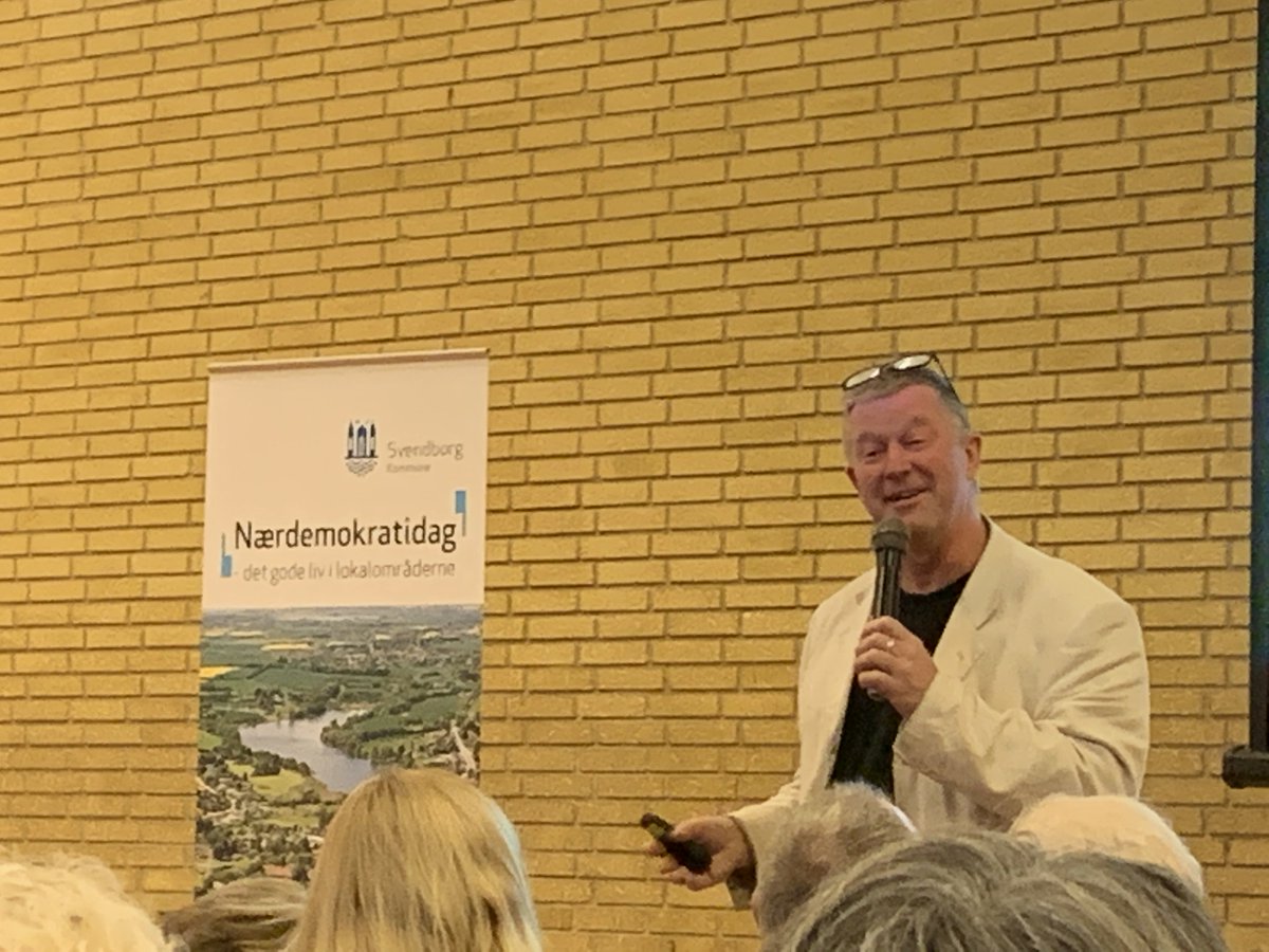 Så er vi i gang med #Nærdemokratidag sammen med #svendborgkommune. <a href="/TygeMortensen/">Tyge Mortensen</a> fortæller lige nu om #detgodeliv