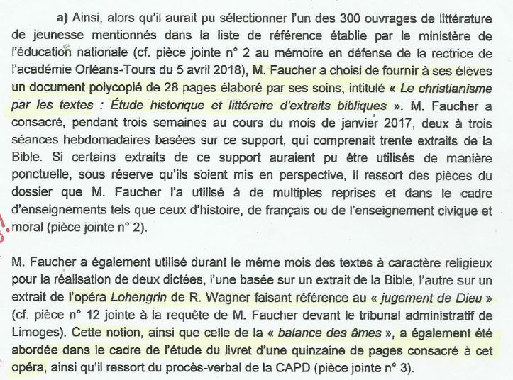 Un instituteur sanctionné après avoir fait étudier des passages de la Bible à ses élèves - Page 2 EHywtLiXYAEbsXQ