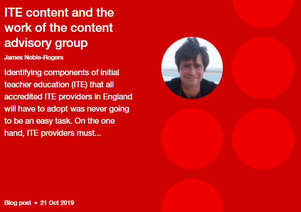 BERANews's tweet photo. Catch up on this week's #BERABlog by @ucetjames 'ITE content and the work of the content advisory group'. @UCET_UK @educationgovuk #ITE #EdResearch
https://t.co/ZdMZSR2e0m https://t.co/IsQOTo4Qy5