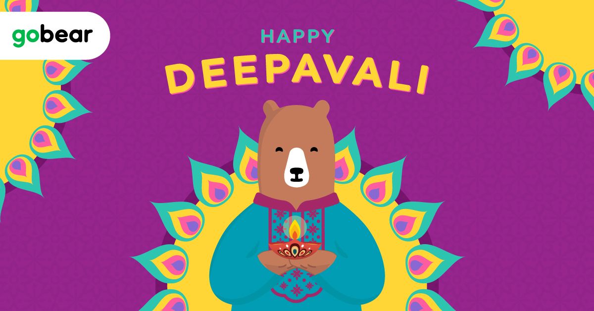 GoBearMY's tweet photo. Happy Deepavali to all Malaysians from all of us at #GoBear! May your festive long weekend be filled with joy, happiness, and lots of murukku and mithai! https://t.co/oTB2IqPG36