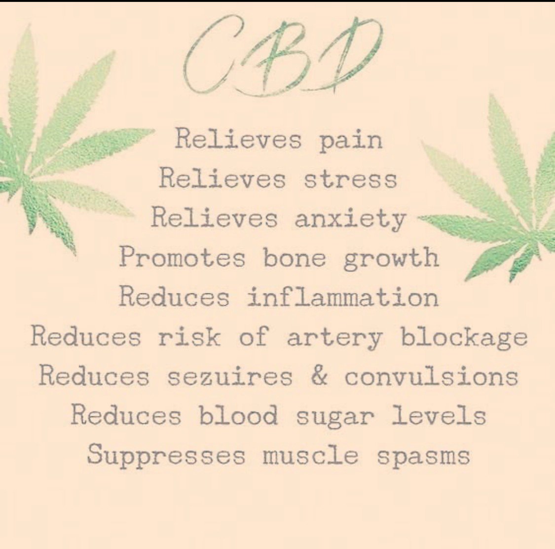 BudegasBrand's tweet image. CBD may assist in the relieving of many medical conditions. Have you tried #CBD for any of the above conditions?
-
-
#cbdguide #cbdbenefits #cbdhealth #sativa #indica #organic #nopharma