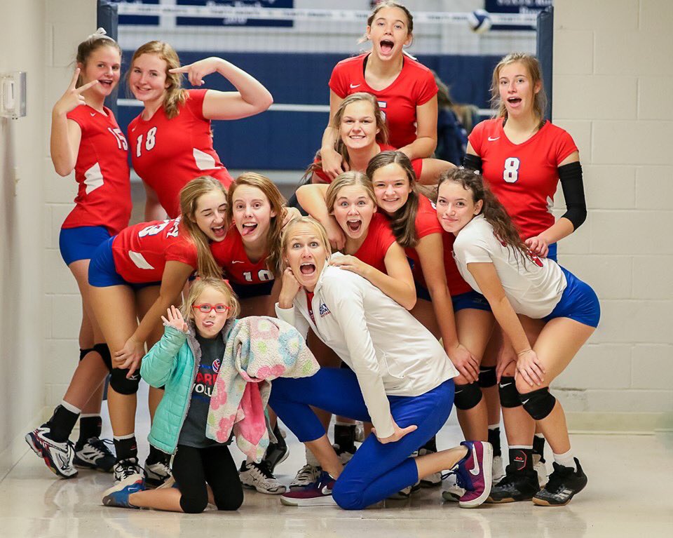 Today’s the day!! 🏐❤️💙