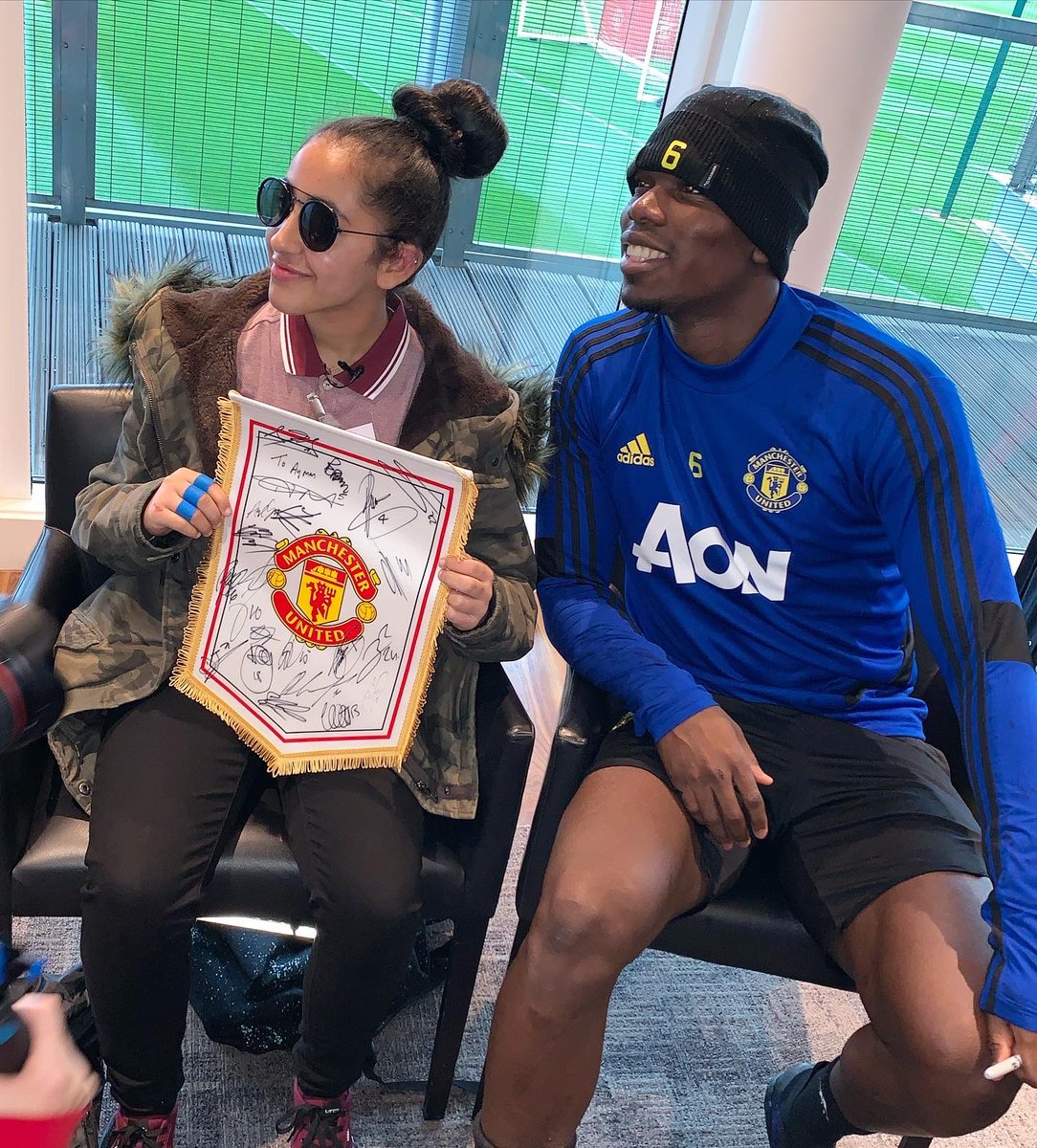 MU_Foundation's tweet image. “They call it a Dream Day for a reason because it feels like a dream meeting all these players and watching them train.” 🙌🏼

#MUdreamday