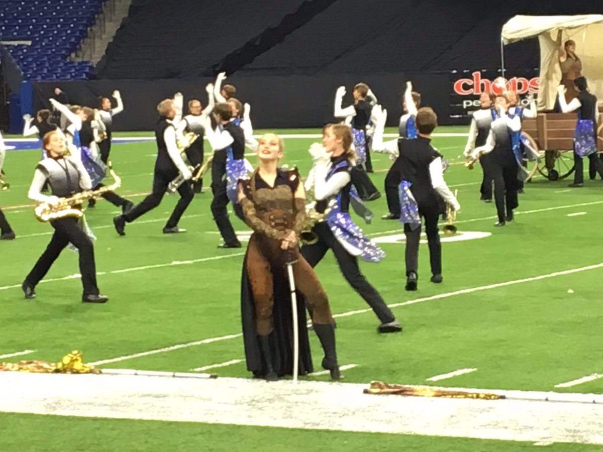r8escjohn's tweet photo. Go West Young Man with Fort Zumwalt North HS MO with their Gateway to the West show 🤠🤠🤠🤠🤠🤠🤠🤠🤠😎
 BOA Indy Super Regionals
#boa2019
#boaindy
#bandkidsrule https://t.co/42HLwpS96Y