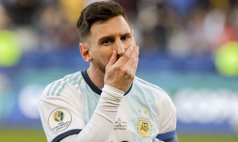 Minuto90tv's tweet photo. #Messi: "Me hubiese encantado ser campeón del mundo, pero creo que no cambiaría nada de lo otro que tuve en mi carrera por serlo. Esto es lo que me tocó, lo que Dios me dio. Por algo es", confesó el argentino. https://t.co/wumUBPf9ng