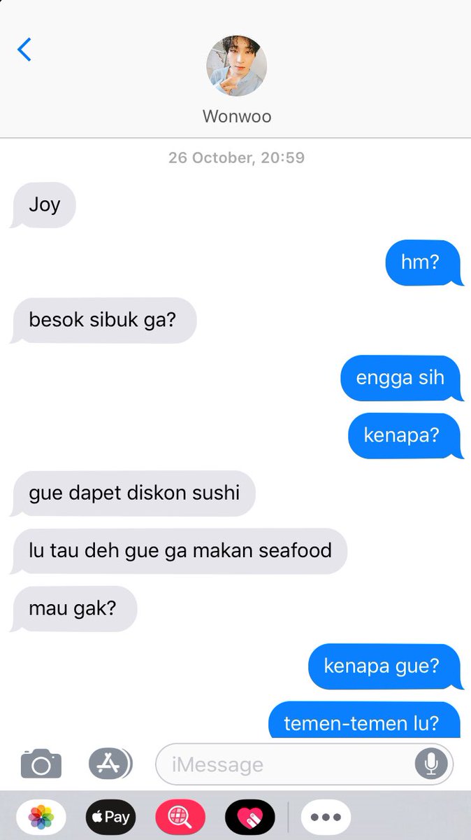 ternyataWonu alasannya rada maksa tapi Joy iyaiya aja.