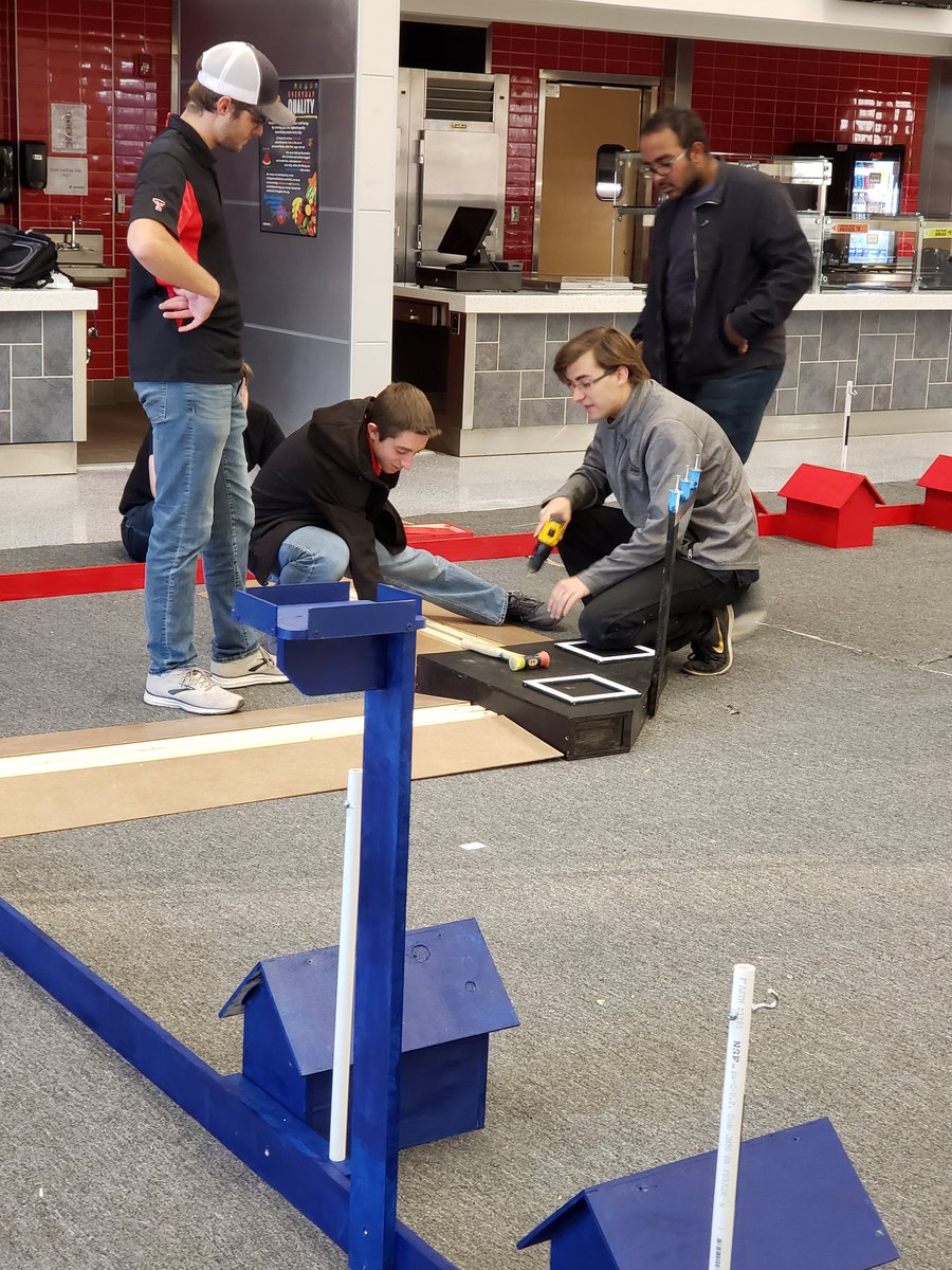 Team 1817 out here helping setting up the field for BEST 2019! We are going to have a great trial run! <a href="/BESTRobotics/">BEST Robotics, Inc</a>
