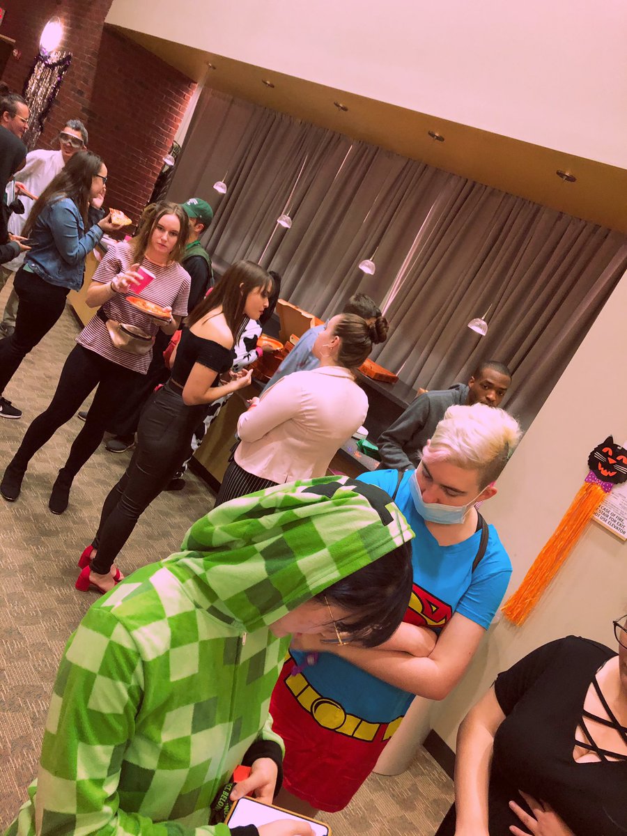 emuppgenaction's tweet image. Thank you to everyone who came out to Costumes &amp;amp; Consent last night!
Thank you to @EMU_ActiveMinds @EaglesUnitedEMU and @EMU_WomensRC for tabling and help spread information!
Have fun and safe Halloween! 🎃