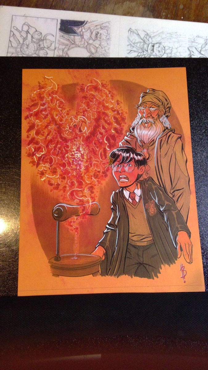 badanklebill's tweet photo. Commission for a friend's son's birthday party today. #HarryPotter #MetaMagick https://t.co/RcMFWKgeUy