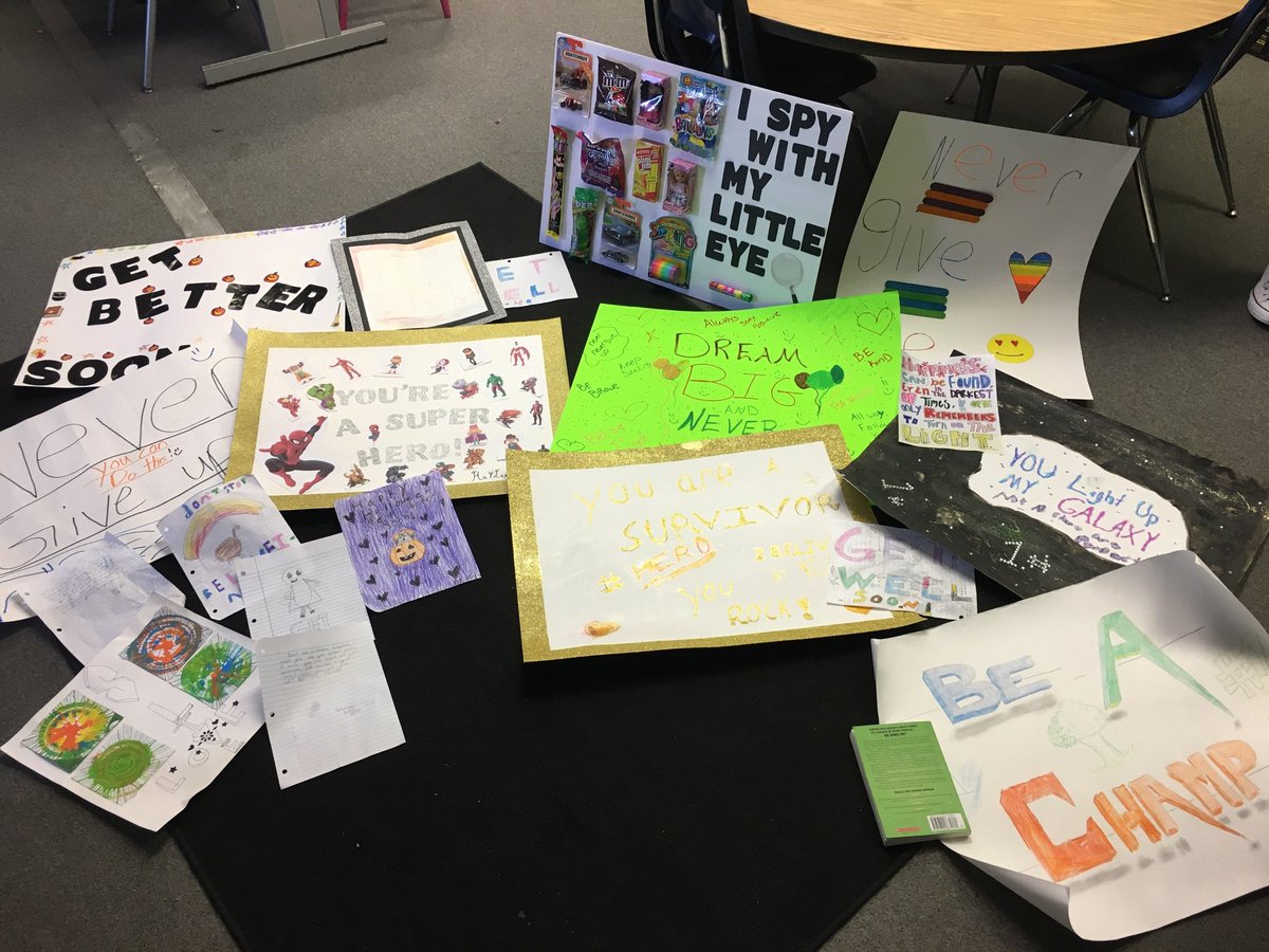 NikkiSm30500867's tweet image. There&apos;s going to be some smiles at the children&apos;s hospital this weekend! My students collaborated on ways to have a positive mindset during difficult times and made these amazing thoughtful posters and letters of encouragement! ♥️ #7habits #khecares #powerfullessons