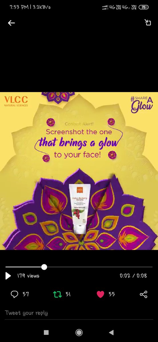 Aarav_Singh28's tweet photo. @VLCCpersonal Here's My Perfect Screenshot โจ
#ShareAGlow #Contest #Diwali
๐ @VLCCpersonal ๐
@itsme_rooh
@snow_man_14
@karan875
@MahtoSanjeev1
@ranchikuldeep
@Aka5hKr
@zeny_9
@sanketdhende
@Sandeeppalo_13
@wasimkhan627
@blessedkamal
@Zaaid08
@SunilDSouza_
@Ajay9790
@JainShantilal12 https://t.co/nJLq6u01dV