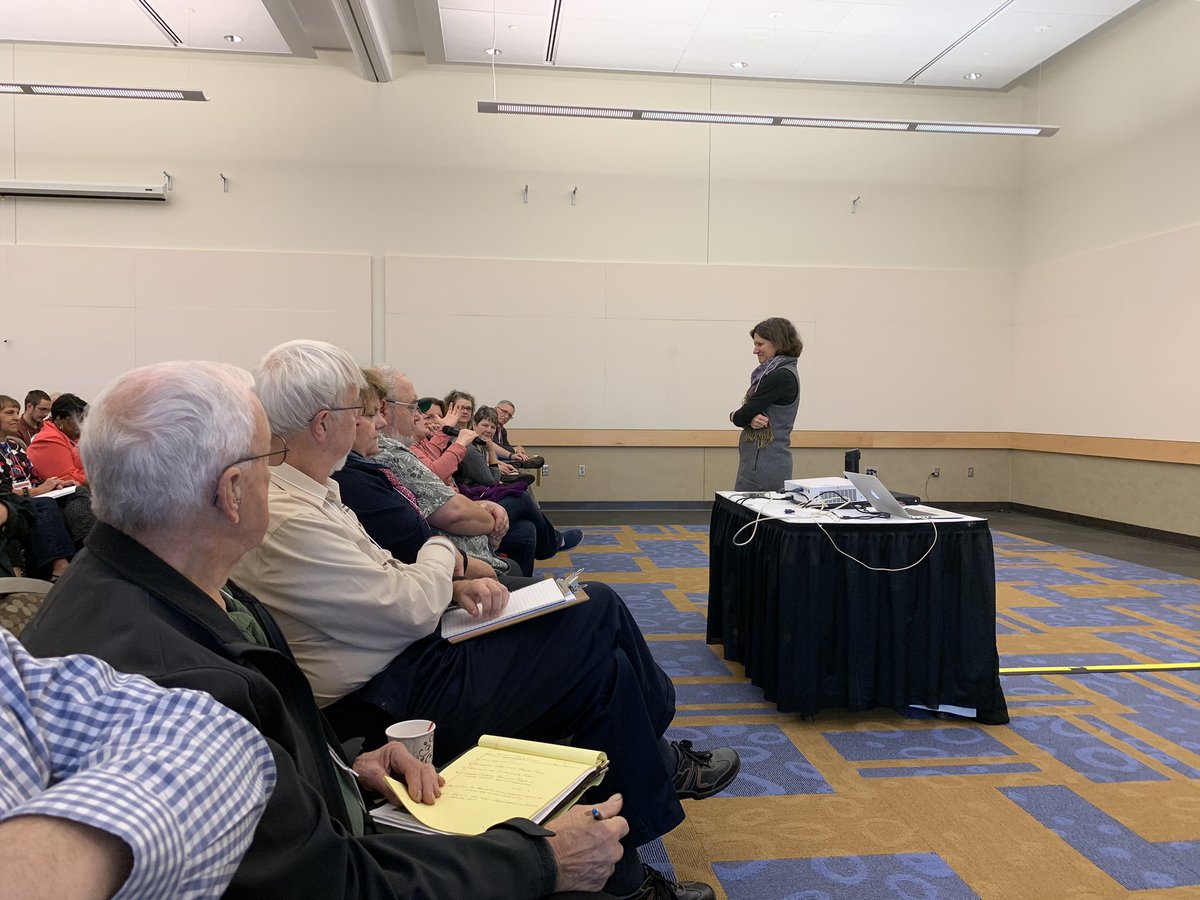 clerkin001's tweet photo. Engaging community leadership, news media, and digital platforms is an essential practices in asserting our faith - with Rebecca Wilson at the Covention of the Episcopal Dioceses of Northwestern Pennsylvania/Western New York @DioNWPA @EpiscopalWNY #episcopalpartnership https://t.co/F5UIgevQgV