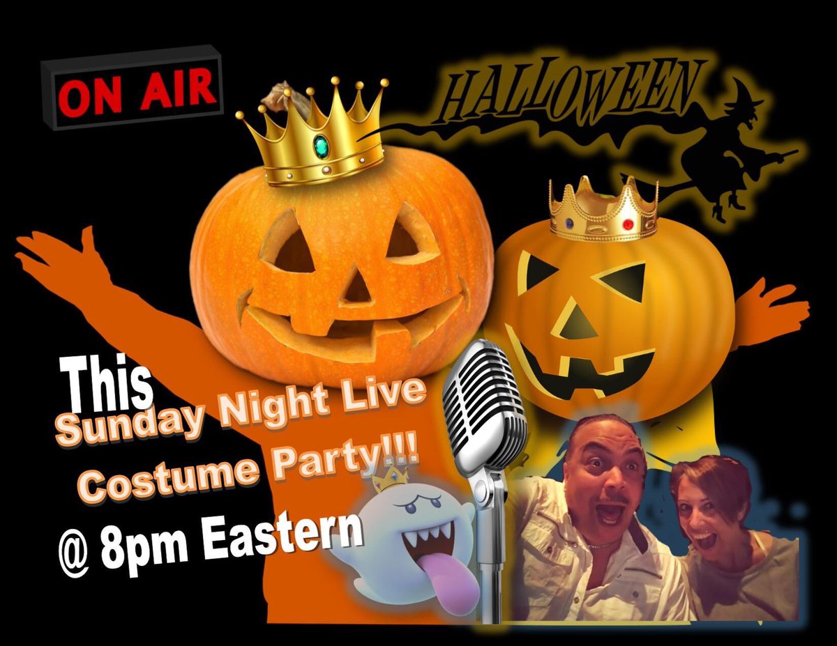 KCichlids's tweet image. Come join us live Sunday @ 8pm.  We will be celebrating Halloween early