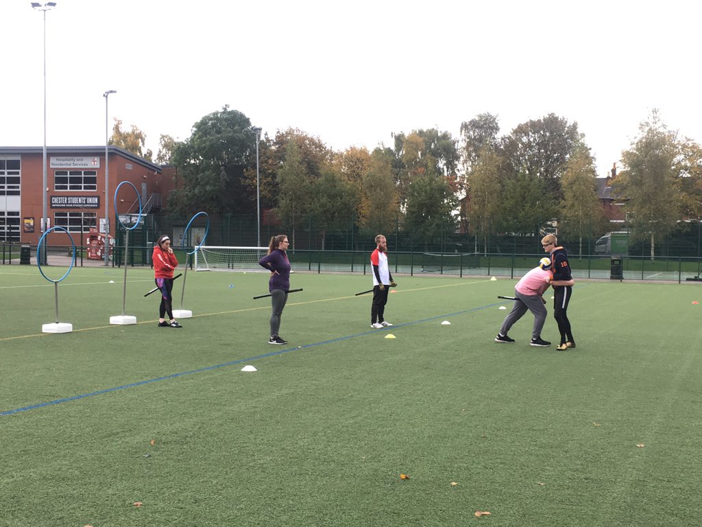 CH_UNIQuidditch's tweet photo. Coming to see @uochester for the first time at our #openday and want to see what sports we have to offer? Come and watch some #Quidditch outside the SU building! #mychesterstory #CSYou https://t.co/vVvuipiJ7P