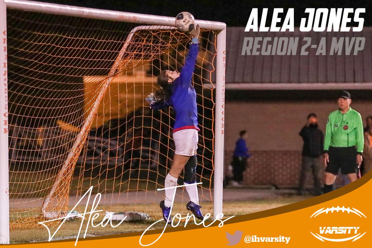 Oneida’s Alea Jones has been named the Region 2-A MVP. The 3-time District 3-A goalie of the year was snubbed in the district awards after missing several games due to injury but played a key role in the Lady Indians’ region title run.