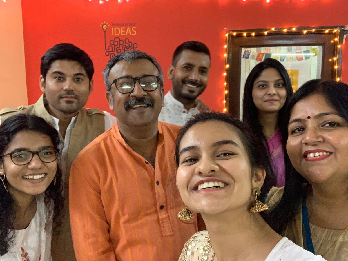 Team_Pathfynder's tweet photo. Diwali celebration at the office @Team_Pathfynder 
#HappyDiwali https://t.co/887kFnbegf