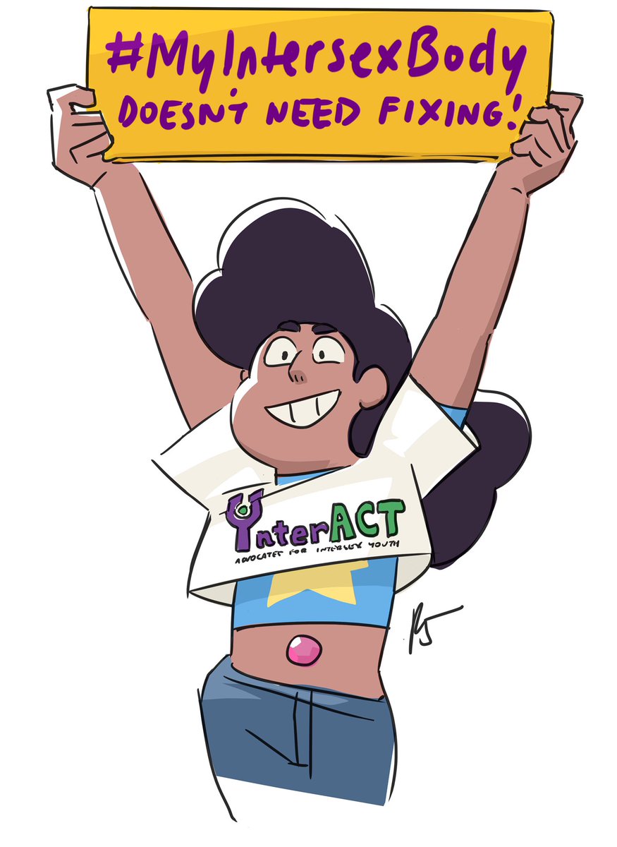 October 26th is #IntersexAwarenessDay! Please check out @interact_adv to learn about national and state level efforts, and to read #MyIntersexBody stories about the real experiences of intersex people ⭐️ Thanks so much to interACT for this collaboration!