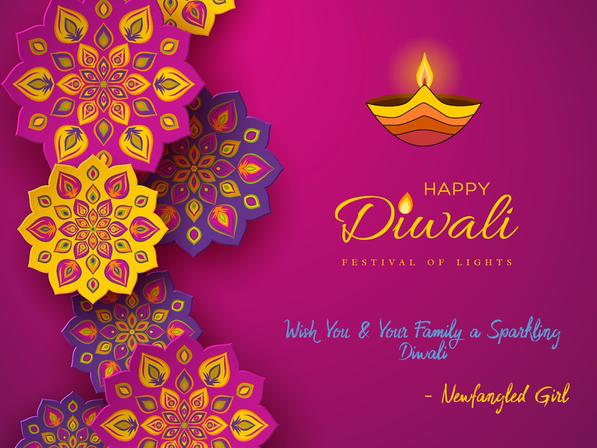 MissHappyHigh's tweet photo. May this Diwali, come up with beautiful beginnings,
Fresh hopes, bright days and new dreams,
Wishing you and your family a very happy Diwali. https://t.co/ldHVJ8VXtn
