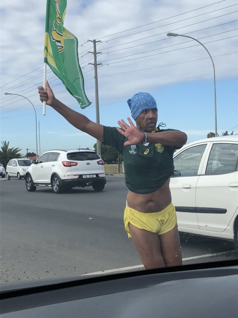 joylange (@joylange) on Twitter photo #RWC2019 #Bokke This man deserves a ticket to the finals...it’s the second time we see him....this time I managed to get a pic!! As John Lange says” running with such a huge flag...will gedoen wees.”@SAfmnews <a href="/askfm/">ASKfm</a> <a href="/SuperSportTV/">SuperSport 🏆</a> <a href="/rugbyworldcup/">Rugby World Cup</a> <a href="/KienoKammies/">Kieno Kammies</a> <a href="/adenthomas/">Aden Thomas</a> #SAvW #RWC2019 #Bokke This man deserves a ticket to the finals...it’s the second time we see him....this time I managed to get a pic!! As John Lange says” running with such a huge flag...will gedoen wees.”@SAfmnews <a href="/askfm/">ASKfm</a> <a href="/SuperSportTV/">SuperSport 🏆</a> <a href="/rugbyworldcup/">Rugby World Cup</a> <a href="/KienoKammies/">Kieno Kammies</a> <a href="/adenthomas/">Aden Thomas</a> #SAvW