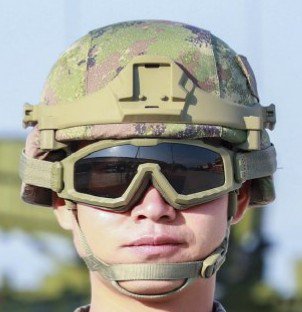 中国軍新型ヘルメット(通常型) ・ヘルメットカバー5種類(星空迷彩