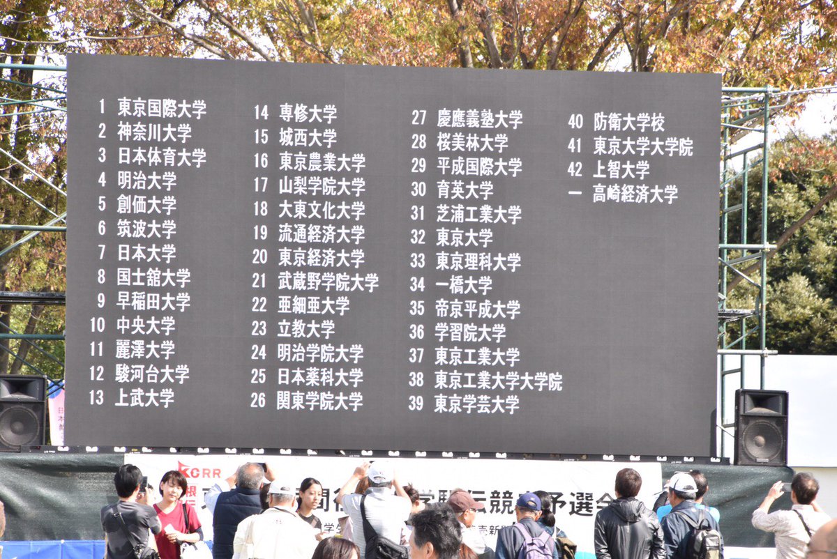 第96回箱根駅伝 予選会へのカウントダウン 結果 上智大学編 Togetter