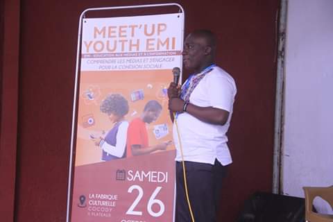 arseneludovick1's tweet photo. Un #MeetUpyouthEmi d'éducation aux médias et à l'information se tient ce samedi 26 Octobre, à Abidjan. Organisé par la #dw,  le @CentreESD1 et le #rajp , cette  rencontre a pour objectif de comprendre les médias et s'engager pour la cohésion sociale. https://t.co/zBR0C9ddjK