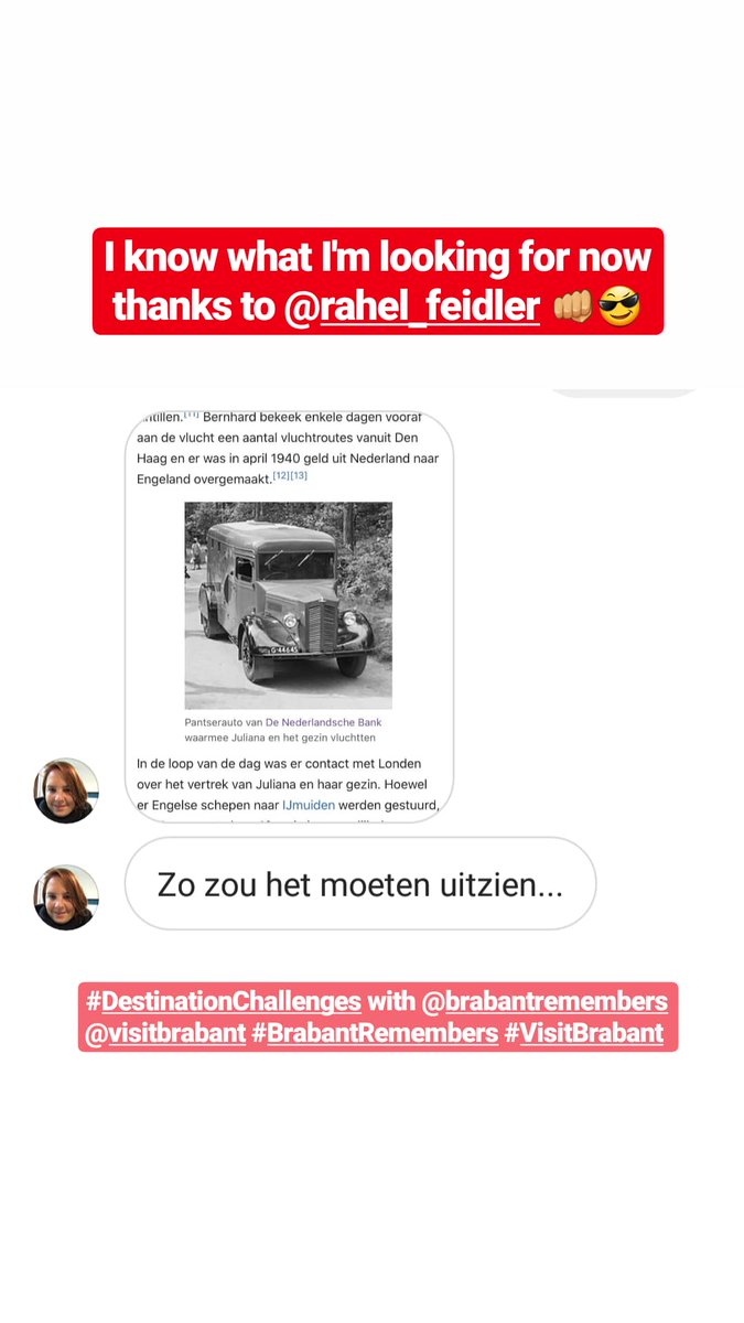 Social_Traveler's tweet photo. Sooo... I got the right answer on Instagram from Rahel!
On my way to the #WingsOfLiberation museum 'as we Tweet' ๐
#DestinationChallenges with @BrabantRemember & @VisitBrabant #BrabantRemembers #VisitBrabant https://t.co/2esux2xhIJ