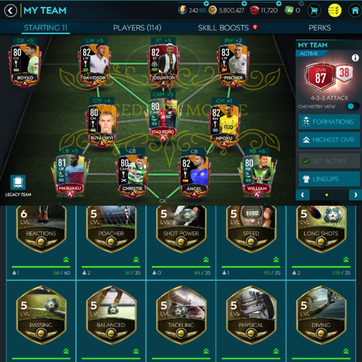 gamefifamobile's tweet photo. Fan: other
Ovr: 87 ch 38
Gem: 11720
Coins: 5.800.000
Buy: 11$ https://t.co/KENfw31bzq