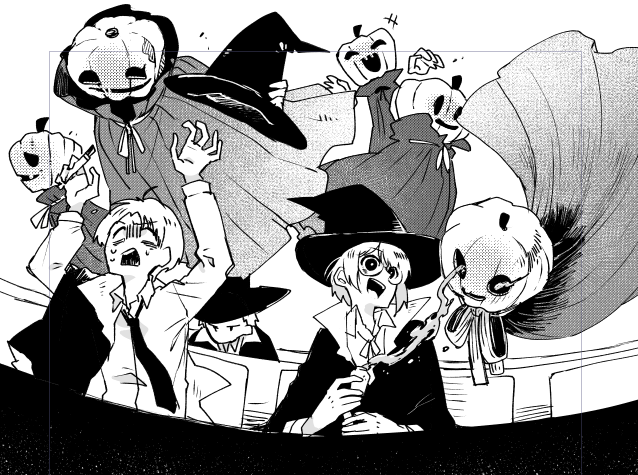 なかなかハロウィンっぽいのでは? 