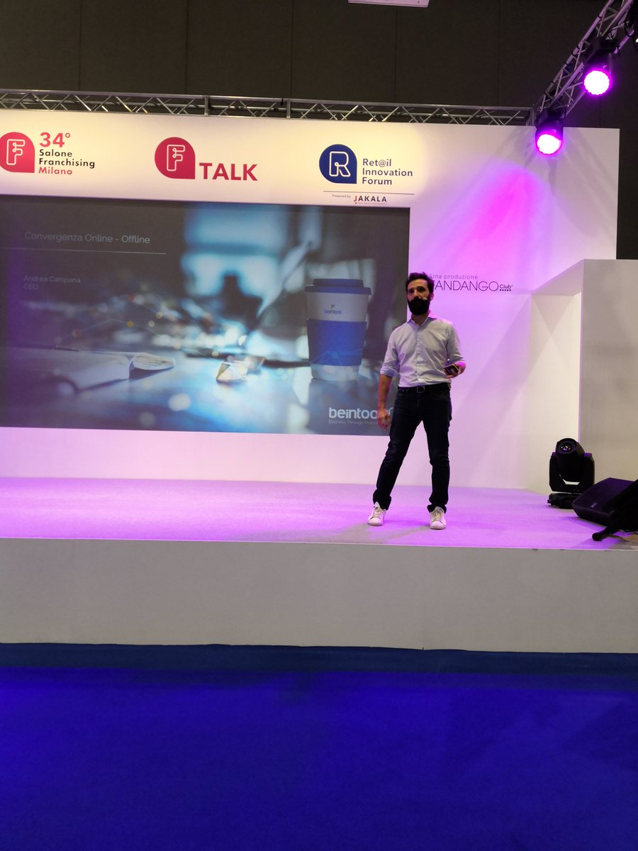 Al <a href="/FranchisingMI/">SaloneFranchisingMI</a> Andrea Campana racconta <a href="/Beintoo/">Beintoo</a> <a href="/startup_italia/">StartupItalia</a>