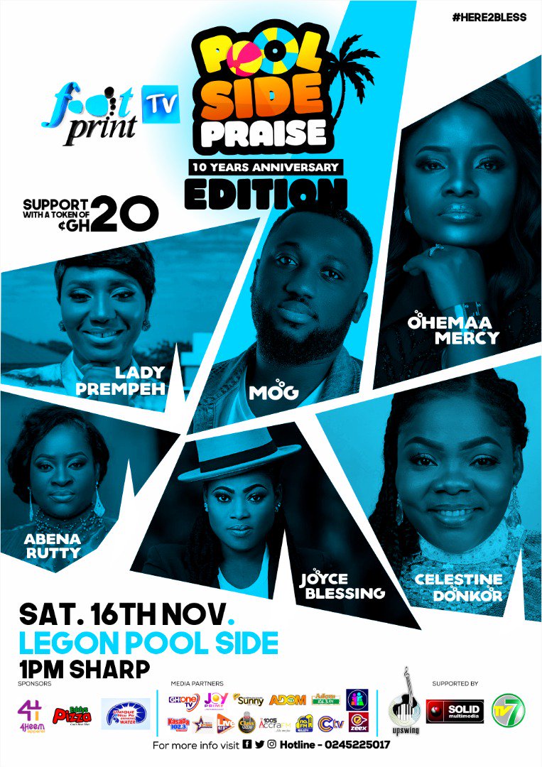 GosProOfficial's tweet image. Are you Ready its the FootprintTv Pool side Bash

Date:16th November, 2019

Venue:University of Ghana, Legon POOL SIDE

Time:1pm

Ticket:20ghc

#poolsidepraise

#myfootprinttv

#here2bless

#Gospro