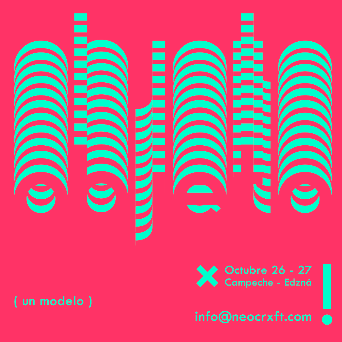 NEOCRXFT's tweet photo. modelo
Del it. modello.

1. m. Arquetipo o punto de referencia para imitarlo o reproducirlo.
_
Octubre 26 - 27 / Campeche – Edzná
+ info@neocrxft.com https://t.co/qz7prEiDGV