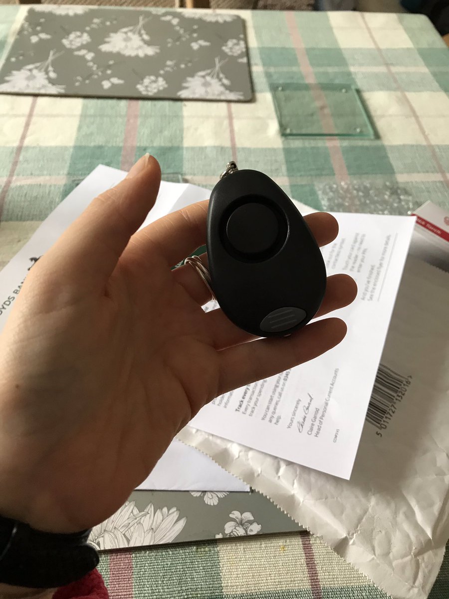 Did your father send you a rape alarm in the post with zero warning?
No.
Oof sorry - that means he doesn’t love you.