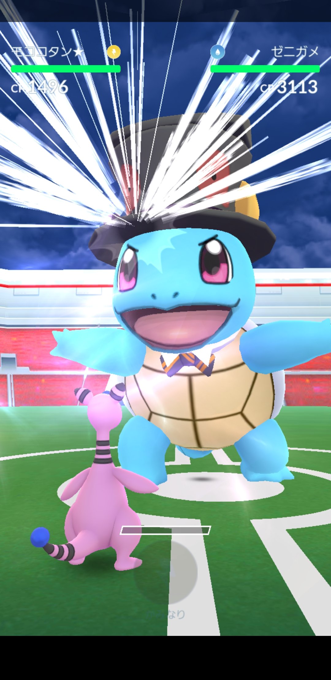 Amazinghisa 今日のポケモンgo活動 仕事でコミュニティ不参加でしたが 同僚のフレンドさんから色違いナックラーいただきました レイドはハロウィンコスのゼニガメ たまごからミジュマル産まれました ポケモンgo ナックラー 色違い