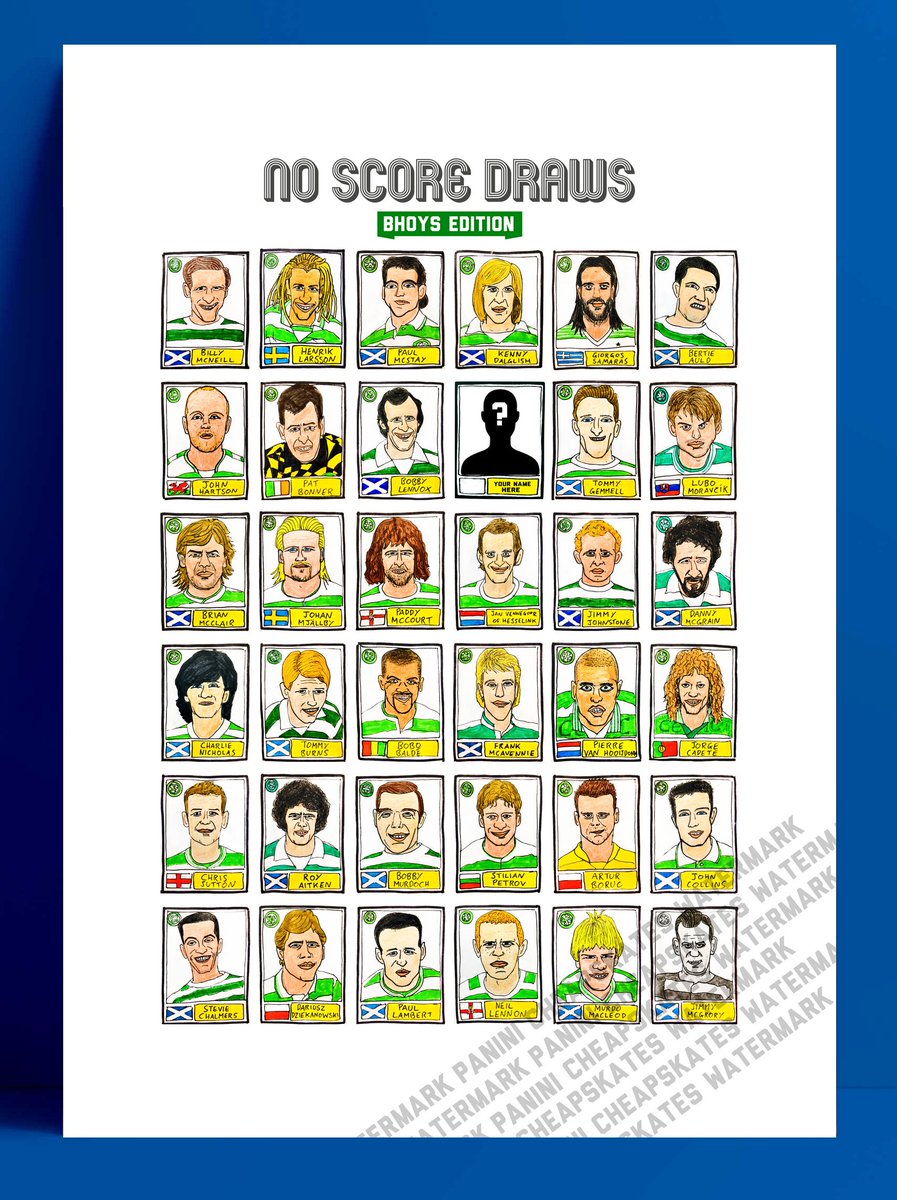 🚨 COMPETITION TIME

Want us to draw you? As a footballer? Really badly? And then stick you in one of our prints?

Just RT to enter :)

If you win, pick a print from our shop (45 teams to choose from), and we'll draw you and SEAMLESSLY pop you in. x

SHOP: etsy.com/uk/shop/Panini…