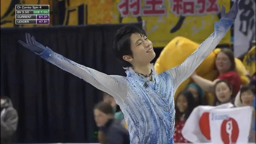 思わず２度見ww羽生結弦選手の後ろに潜む巨大プーさんww