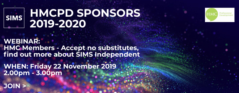 SIMSIndependent's tweet photo. Did you know that SIMS Independent has been providing support, guidance and innovation to schools for over 30 years? Find out more about the market leading MIS, SIMS Independent at our webinar: HMCPD Sponsors - Accept no substitutes > https://t.co/U0o79xhJQ1
@HMCPD https://t.co/JOf3JwRJMA