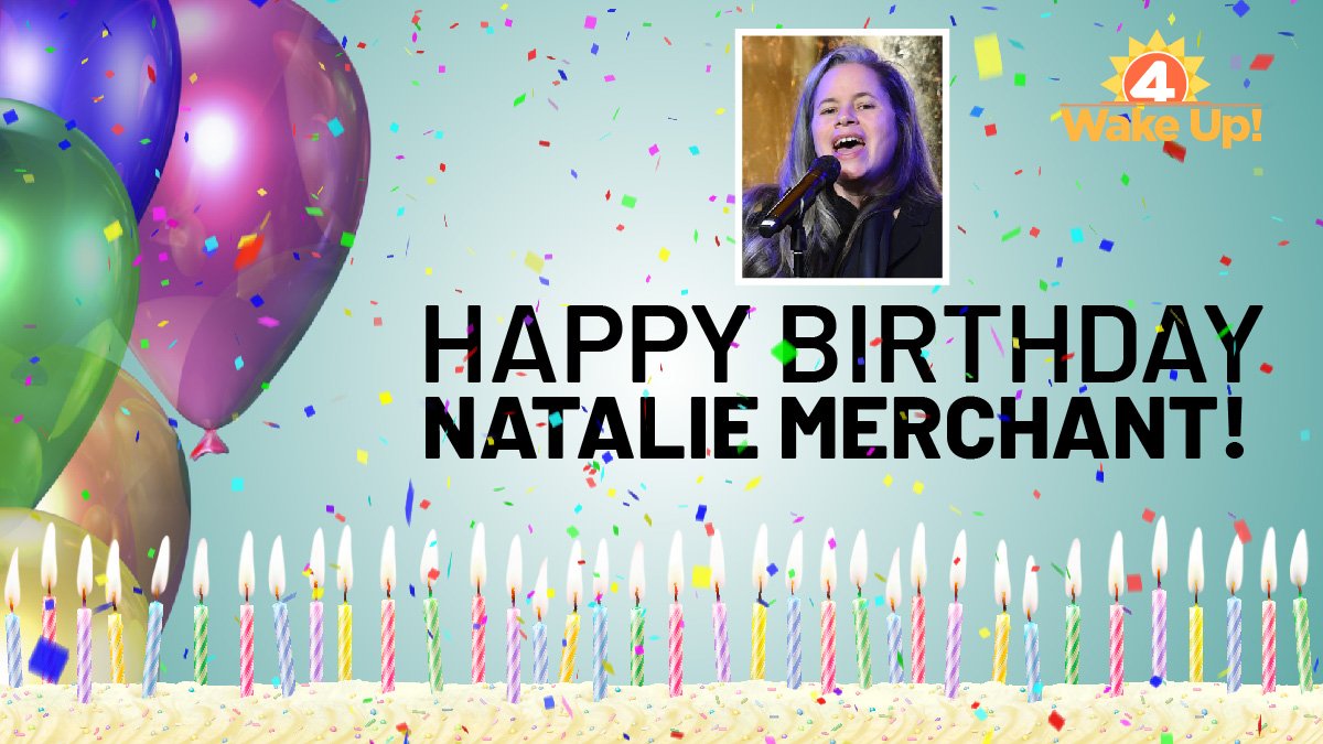 Ten thousand happy birthday wishes to the hypnotizing, mesmerizing, Jamestown\s own Natalie Merchant! 