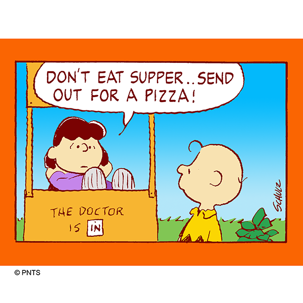 Snoopy's tweet photo. Wiser words have never been said 🍕 https://t.co/2wglI7MwDa
