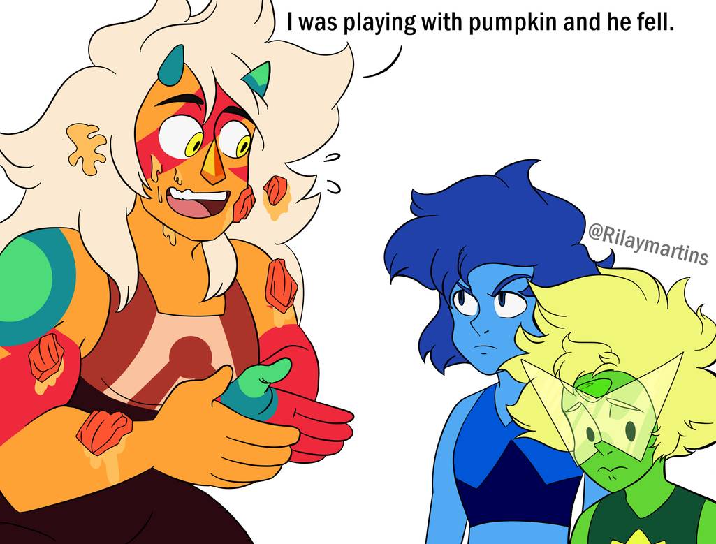 RilayMartins's tweet photo. The reason why she still a villain
#su #jasper #lapislazuli #peridot
#rilaymartins #myart #lapidot #pumpkinsu https://t.co/jGdnN8UekJ