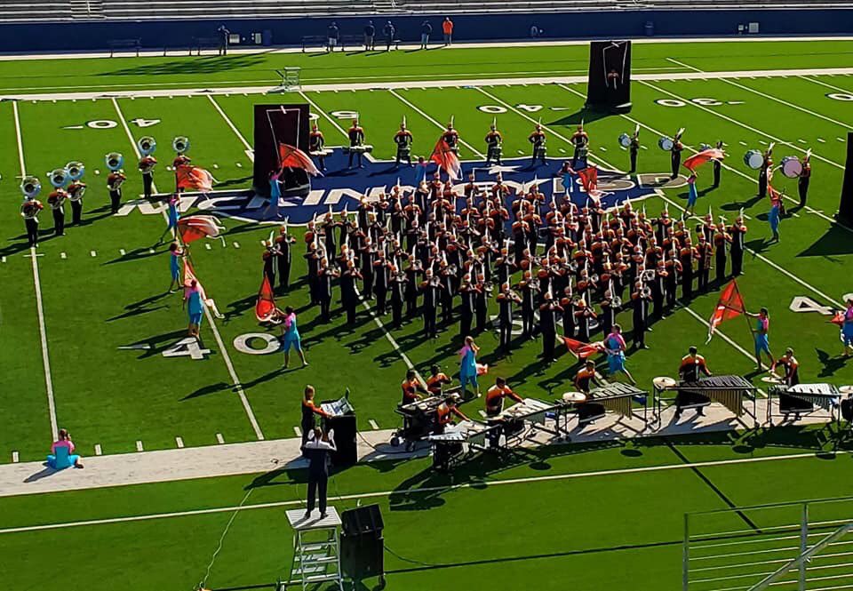 MNHSBulldogBand's tweet photo. It’s a show day! We can’t wait to perform at the UIL Area B Marching Contest today at noon in Little Elm! #ThisIsNorth https://t.co/WDVaHP7vfP