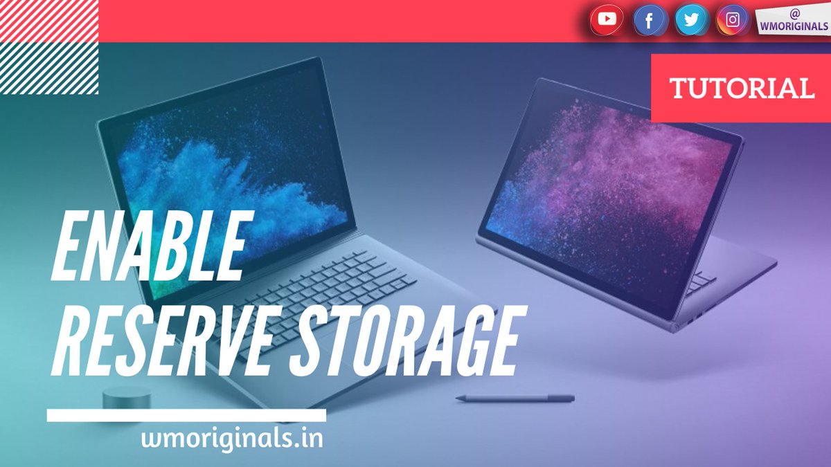 WMOriginals's tweet photo. Learn how to Enable or Disable Windows 10 Reserve Storage #Windows10 #Windows10Tutorials #WMOrignals #ReserveStorage #DisableStorage
View for More - https://t.co/qi9arss5eW https://t.co/he6iQeJFpD
