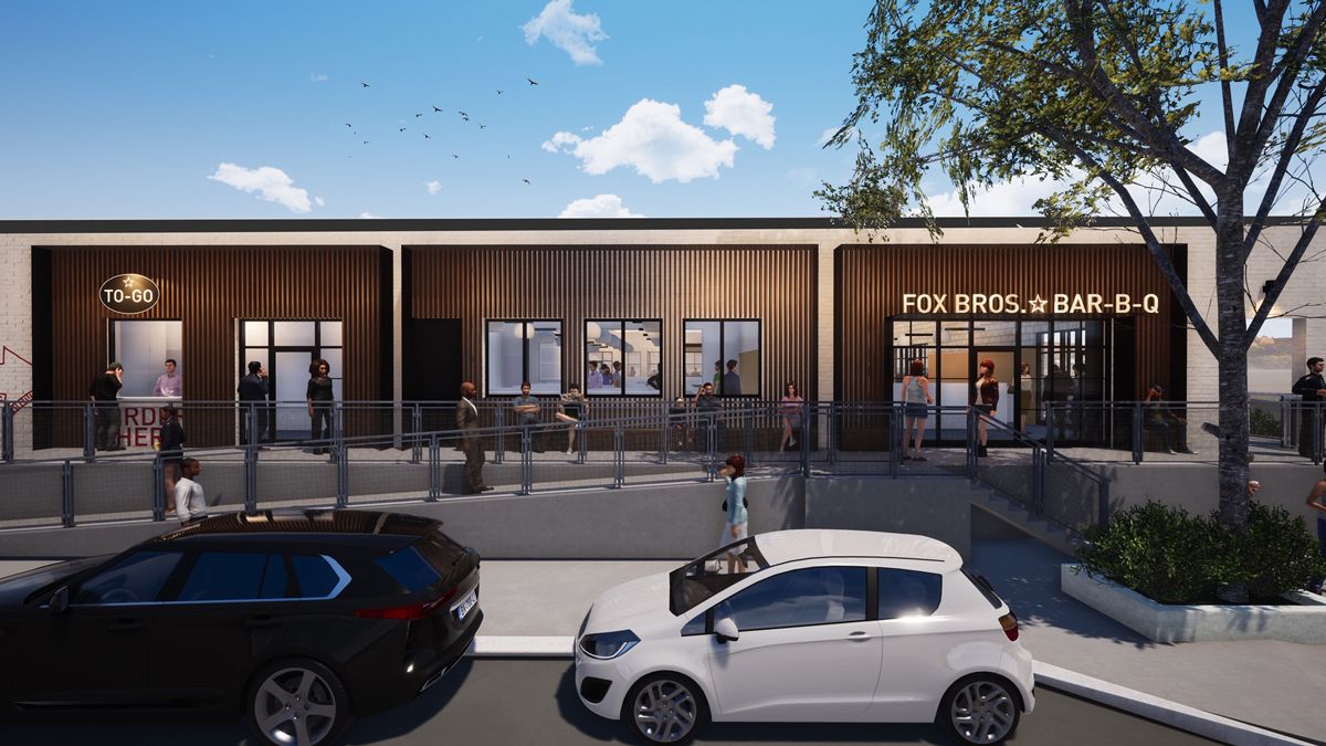 BIModel1's tweet photo. Where there's smoke, there's @foxbrosbarbq - they're opening a new restaurant #designedinARCHICAD by @seiberdesign #NotableARCHICADUser https://t.co/r7EVlyf6A0 #rendering @ARCHICAD #BIM https://t.co/xPIR8utJbm