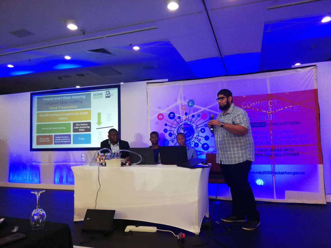 sitasocltd's tweet photo. The Internet of Things offers limitless possibilities for solving social challenges. Team Hedge-IT's pre-paid smart water telemetry system will help to make water safer to drink, as well as helping to save water in a water-poor country. #NDP2030Hackathon #GovTech2019 https://t.co/YtQI9WRGMq