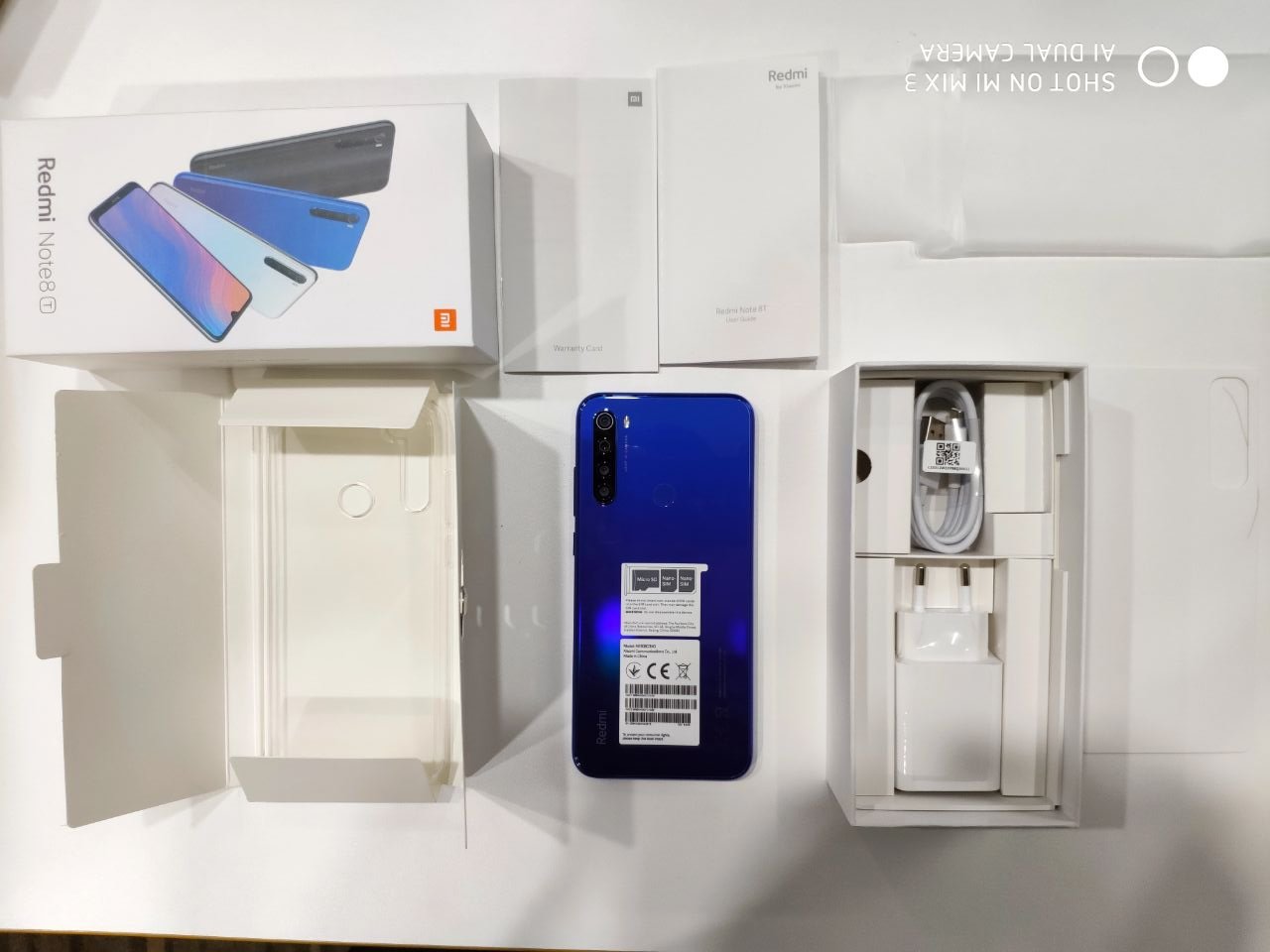 Penampakan kotak ritel Redmi Note 8T.